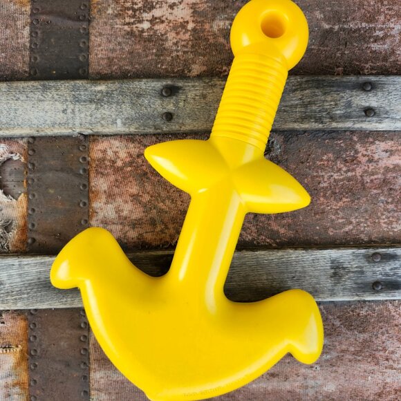 Poolcandy Pool Raft Anchor BRIGHT Yellow - Picture 1 of 5